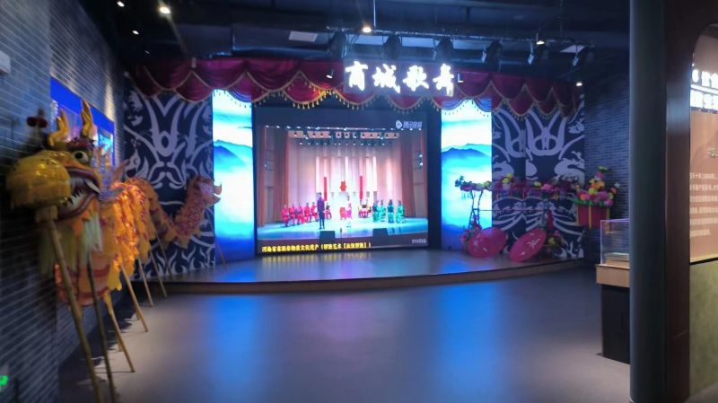 河南商城特色馆舞台LED屏及灯光