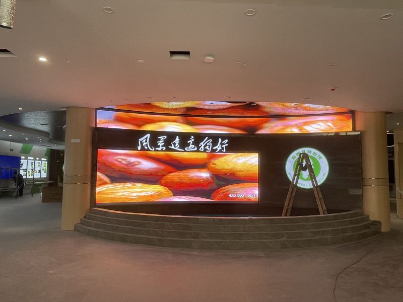 河南商城特色馆景墙LED屏